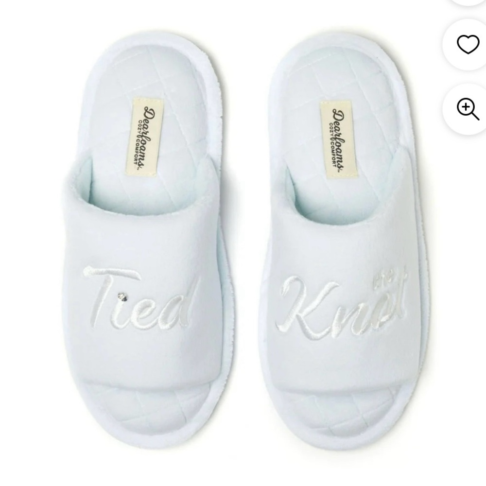 Tied the Knot Wedding Slippers